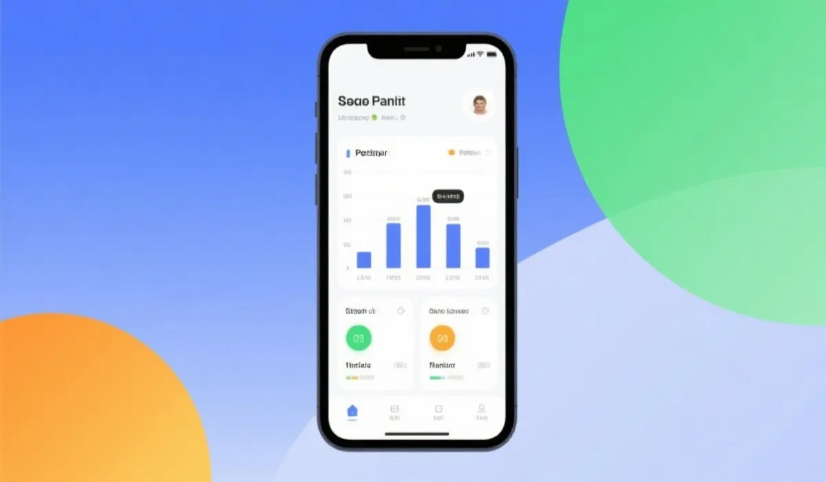 移动端数据看板示意图